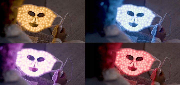 Maska do twarzy LED SILKN FLM100PE1001Biały