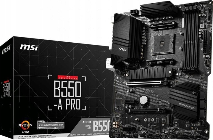 Płyta główna MSI B550-A PRO Socket AM4 ATX 4xRAM PCIe