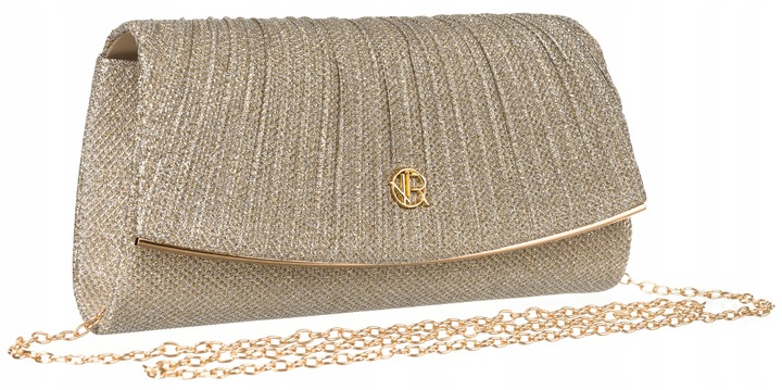 Kopertówka elegancka damska Rovicky wieczorowa na wesele wizytowa na ramię