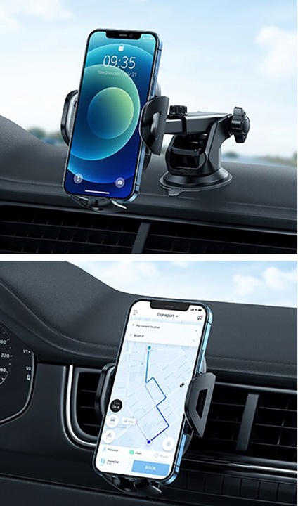 UCHWYT DO SAMOCHODU NA TELEFON SZYBĘ KOKPIT SOMOCHODOWY REGULOWANY