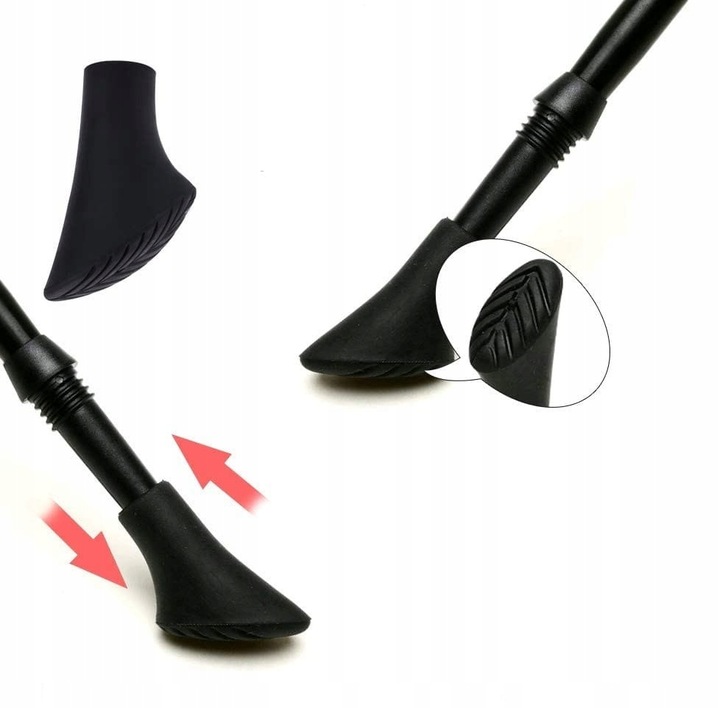 Nakładki Końcówki do Kijków Nordic Walking Trekkingowych Chodzenia mix 30x