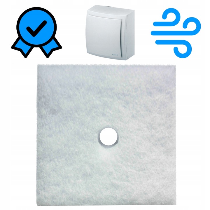 14x Filtry do wentylatora MAICO 13,5x13,5 cm