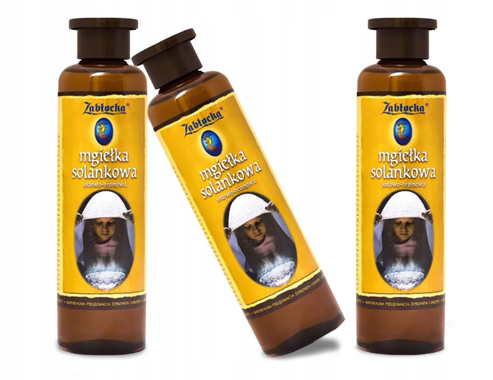 3x Zabłocka Mgiełka Solankowa jod-brom do inhalacji - 950ml