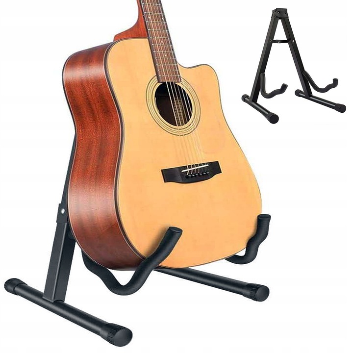 Statyw uniwersalny STOJAK Na każdą gitarę TYP A Składany Uchwyt Piankowy