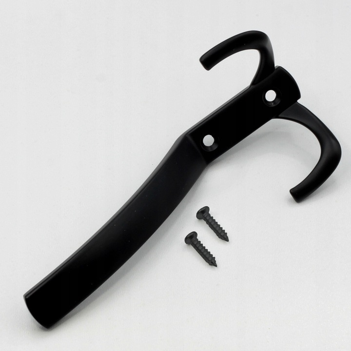 3x WIESZAK MEBLOWY HACZYK NA UBRANIA CZARNY HACZYKI MEBLOWE