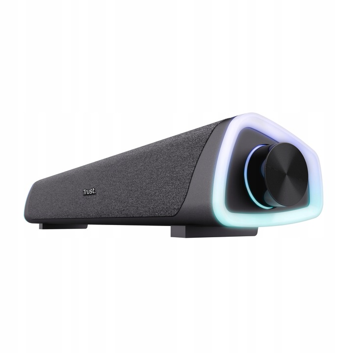 GŁOŚNIK SOUNDBAR KOMPUTEROWY LED USB 12W STEREO KOMPAKTOWY BIUROWY