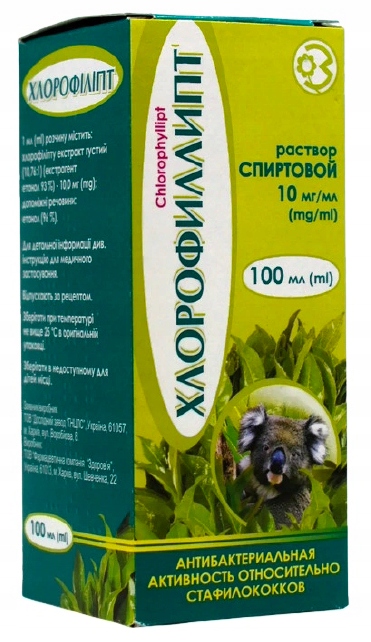 Chlorofilipt Naturalny Płyn z Eukaliptusa 100ml