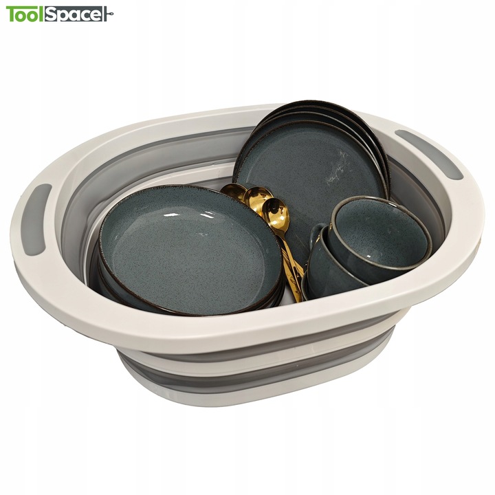 MISKA SKŁADANA SILIKONOWA 12L DO ZLEWU NA KEMPING TURYSTYCZNA