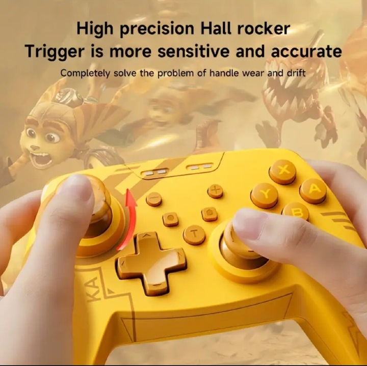 Bezprzewodowy Joystick Pad Bluetooth LED Switch PC Android iOS Steam Deck