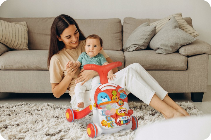 CHODZIK PCHACZ INTERAKTYWNY STOLIK EDUKACYJNY 5W1