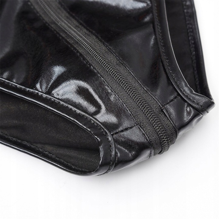 Z DZIURKĄ Body Latex Bielizna Erotyczna Komplet XL