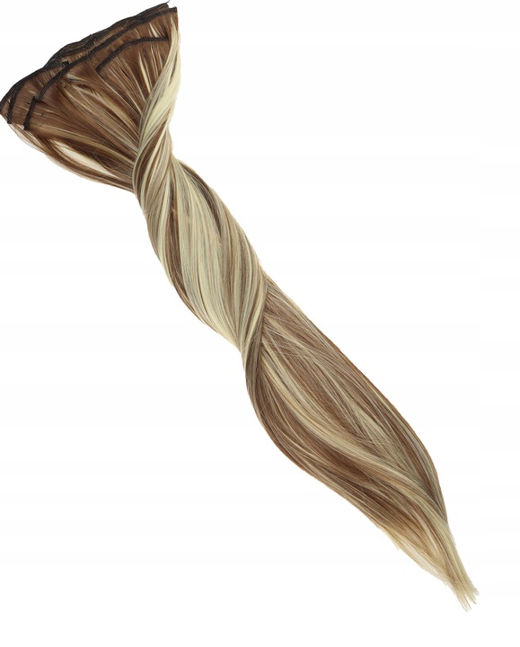 DOCZEPIANE WŁOSY Jak Naturalne Clip In Dopinki Proste Długie 6 Taśm 60cm