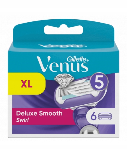GILLETTE VENUS DELUX SMOOTH SWIRL 6SZT WKŁADY