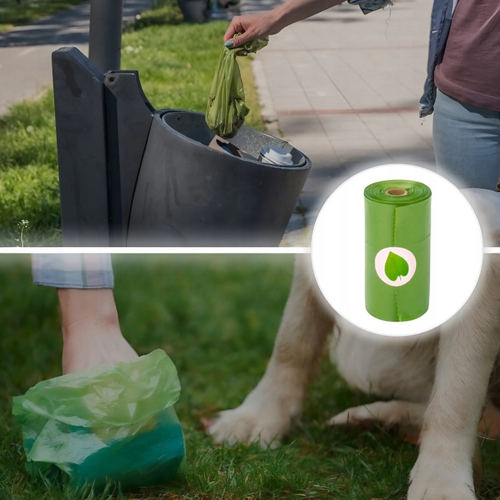 WORECZKI BIODEGRADOWALNE NA PSIE ODCHODY BIO WORKI NA KUPY PSA 360 SZT ETUI
