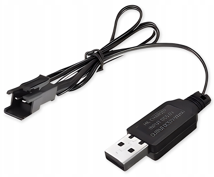 BATERIA AKUMULATOR LI-ON 3,7V 800MAH Z WTYCZKĄ SM-2P USB DO SAMOCHODÓW