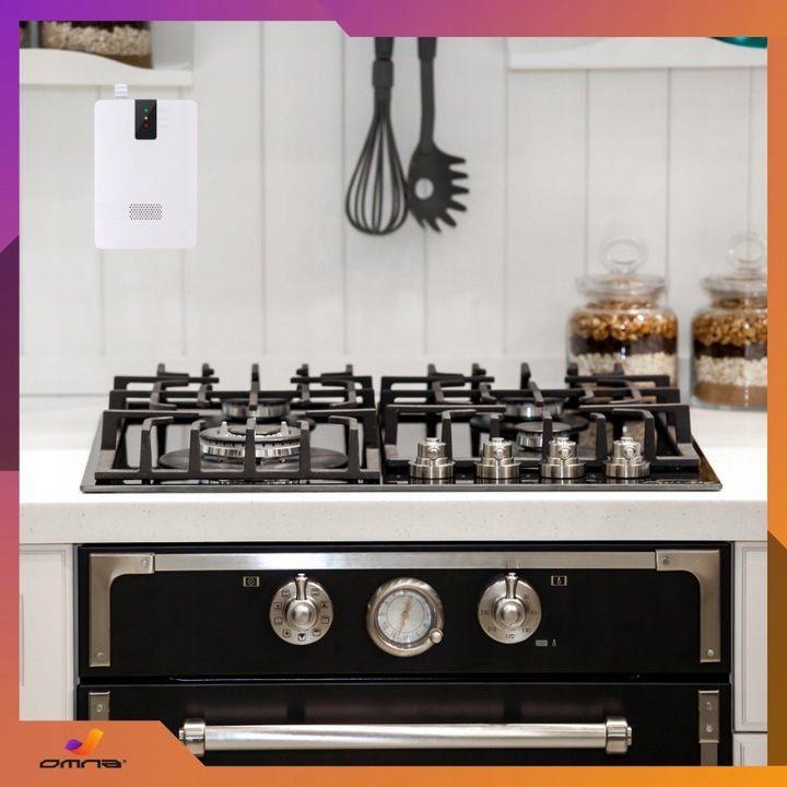 Czujnik gazu ziemnego LNG metan detektor 230V, ochrona bezpieczeństwo