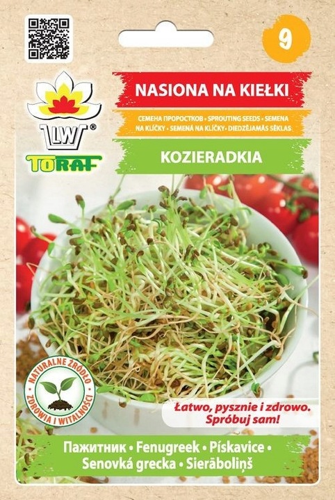 ZESTAW NASIONA NA KIEŁKI MIX ODMIAN ŁATWA UPRAWA MICROGREENS 21 SZT. GRATIS