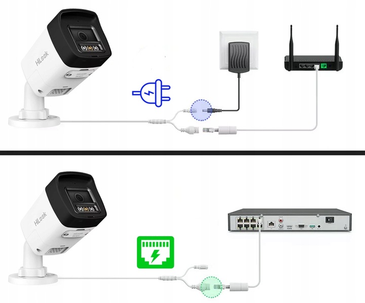 Kamera IP 8MPx IPC-B180HA-LUF/SL HiLook Hikvision 4K PoE zewnętrzna slot SD