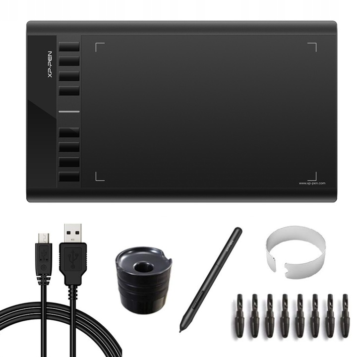 TABLET GRAFICZNY XP-Pen Star 03 + PIÓRKO 8192st 5080 LPI 25,4 x 15,2 cm