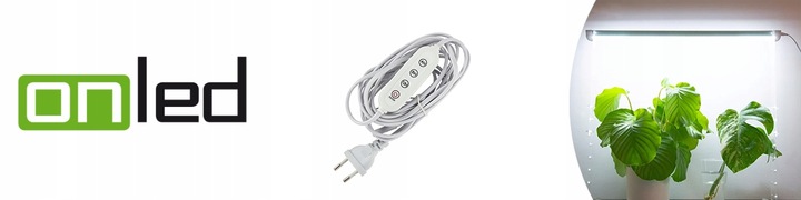 Przewód Kabel Zasilający ze Sterownikiem LED PC do Lampy Growly 3m