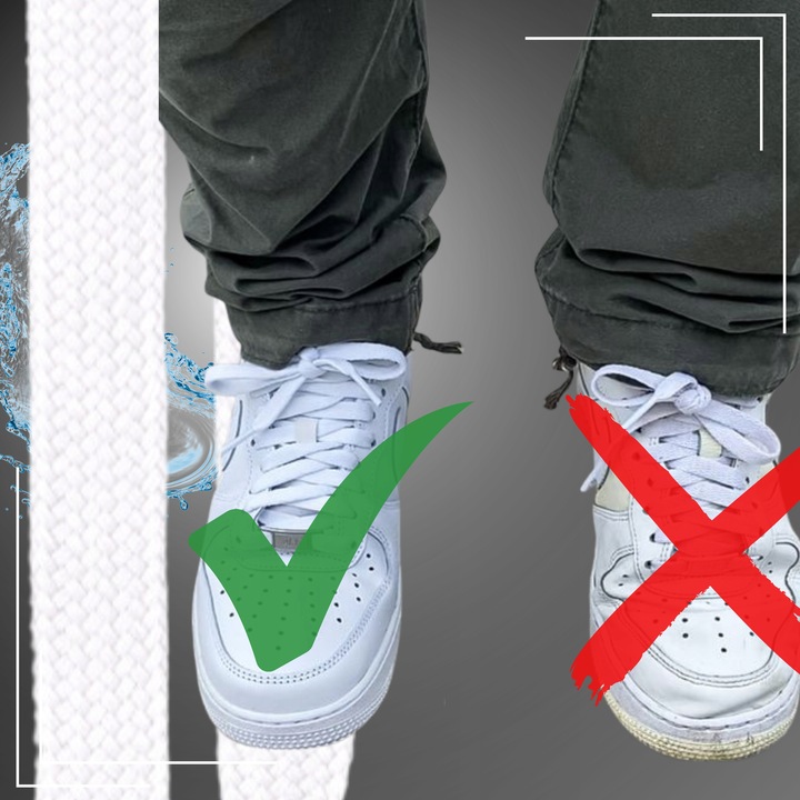 Sznurówki Białe Grube 15mm Sznurowadła Do Butów Szerokie Campusy Knu 90 cm