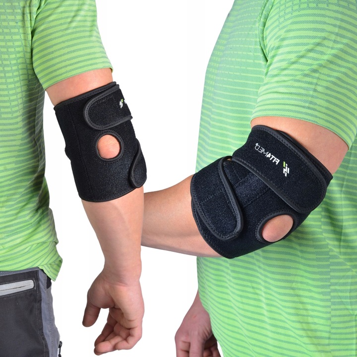 Opaska ściągacz łokieć tenisisty neoprenowa UCISKOWA na LOKIEC STABILIZATOR