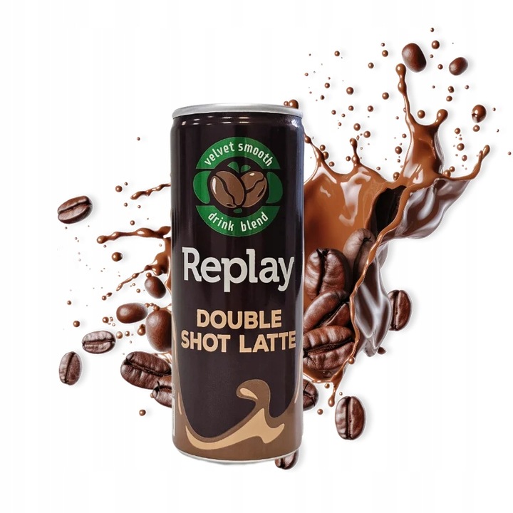 Kawa Mrożona REPLAY Double Shot Latte - Podwójne espresso