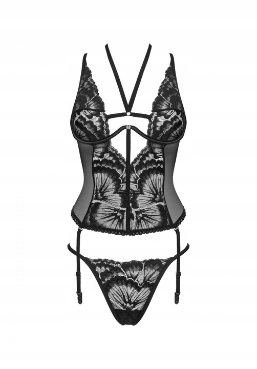 Bielizna Alessya gorset czarny XS/S