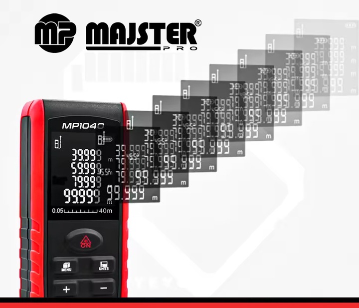 DALMIERZ LASEROWY 40M CYFROWY MIERNIK POZIOMICA LASEROWA MP1040