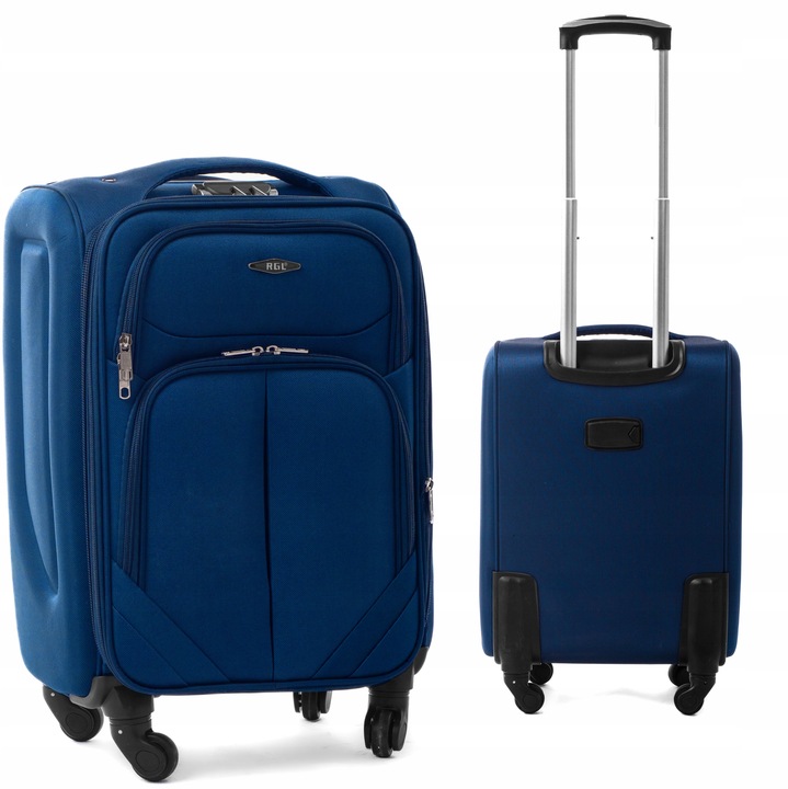 RGL Walizka mała kabinowa na 4 kółkach PODRÓŻNA MATERIAŁOWA TORBA