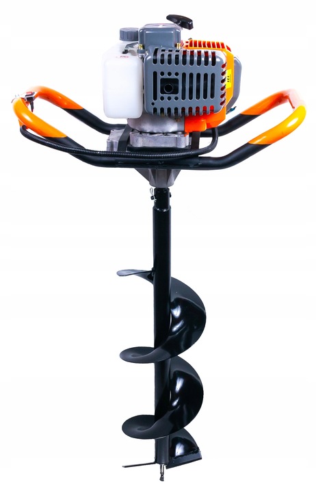 ŚWIDER DO ZIEMI WIERTNICA SPALINOWA GLEBY ZESTAW WIERTŁA 10/20/30 CM + OLEJ