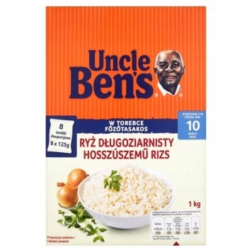 Uncle Ben's Ryż długoziarnisty w torebkach 1kg