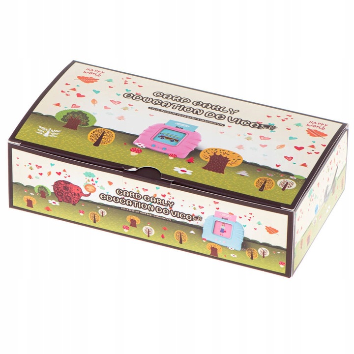 Czytnik Kart Nauka Słów Języka Angielskiego dla Dzieci 112 Kart 224 Słówek