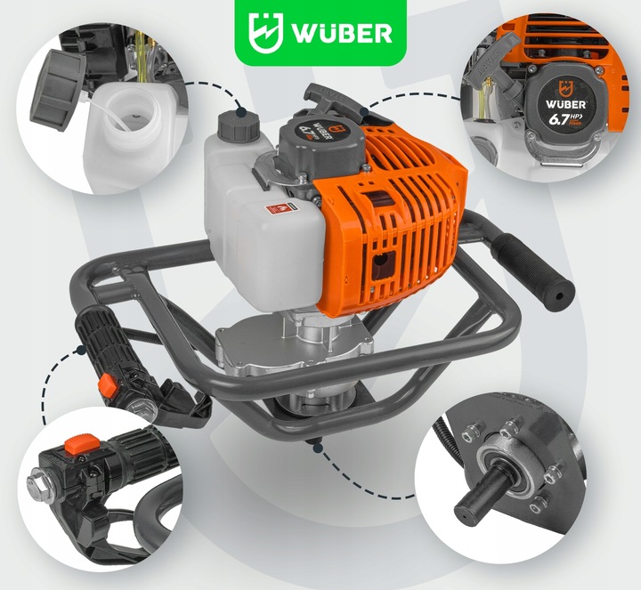 ŚWIDER WIERTNICA SPALINOWA DO GLEBY ZIEMI 6,7 KM+PRZEDŁUŻKA 3 WIERTŁA