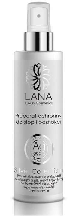 Spray na grzybicę paznokci stóp ze srebrem 250ml Srebro Koloidalne