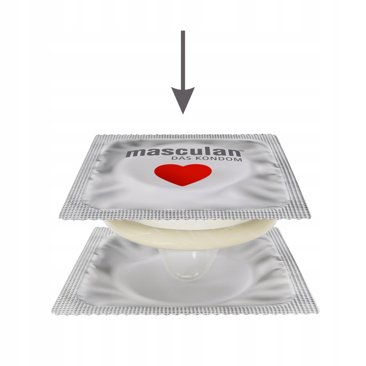 Prezerwatywy super cienkie Masculan Pur nawilżane ekstra dopasowane 10 szt