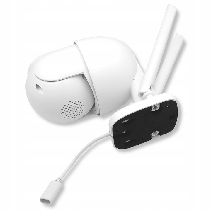 KAMERA ZEWNĘTRZNA WiFi OBROTOWA 3MPX IP Full HD ZOOM 3MP 2048 x 1536P BIAŁA