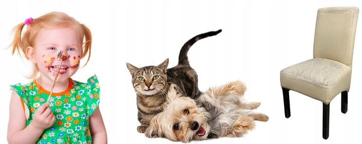 POKROWIEC NA KRZESŁO SKANDYNAWSKIE KASZMIROWY BEŻ WELUR ELASTYCZNY GRUBY