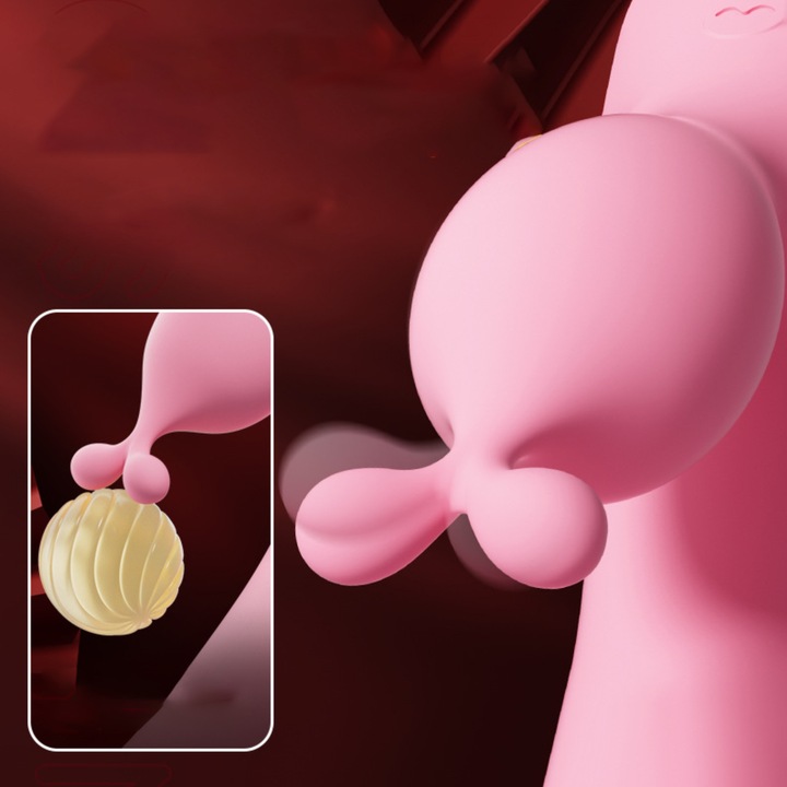 WIBRATOR KRÓLICZEK 2W1 PUNKTU G DAMSKI MOCNY DWA SILNIKI INTENSYWNY MASAŻER