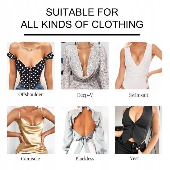 ORYGINALNA TAŚMA UNOSZĄCA BIUST MODELUJĄCA DEKOLT