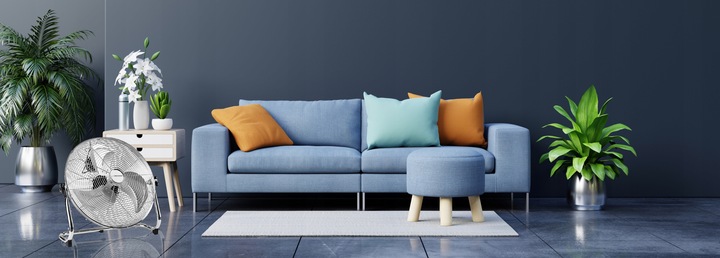 WENTYLATOR STOJĄCY WIATRAK PODŁOGOWY PRZEMYSŁOWY CYRKULATOR POWIETRZA 50W