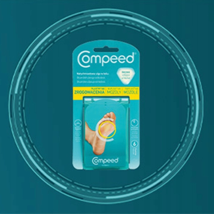 COMPEED plastry na zrogowacenia średnie 6 szt
