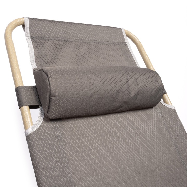 Leżak Ogrodowy Rozkładany Zero Gravity Krzesło Turystyczne Miękka