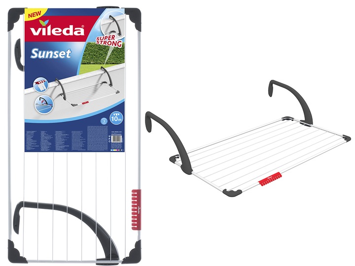 VILEDA Suszarka Okienna Balkonowa SUNSET