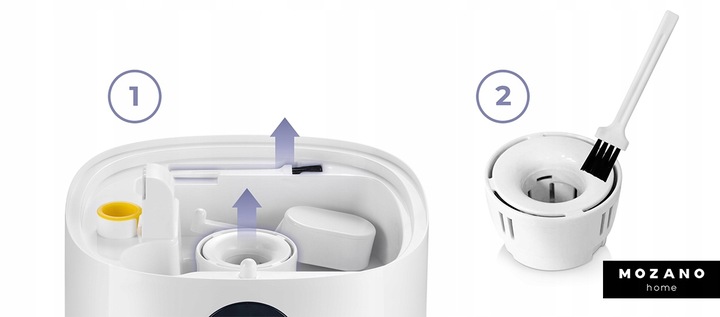 NAWILŻACZ POWIETRZA 3w1 4L HIGROMETR AROMATERAPIA DYFUZOR JONIZATOR