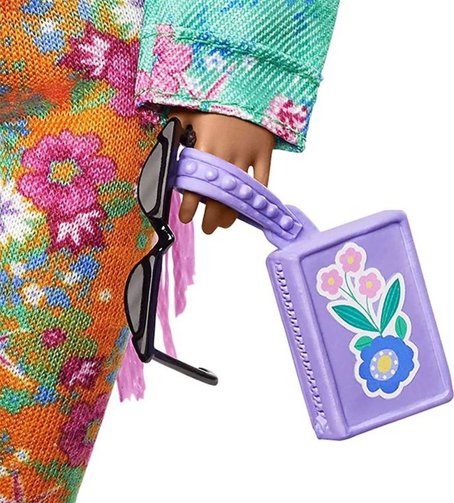 Mattel Barbie Lalka Extra Warkoczyki + Akcesoria