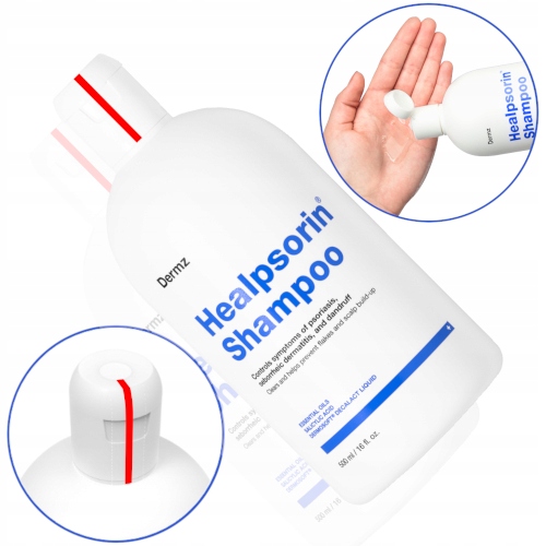 Szampon AZS Dermz Healpsorin ŁZS Łuszczyca