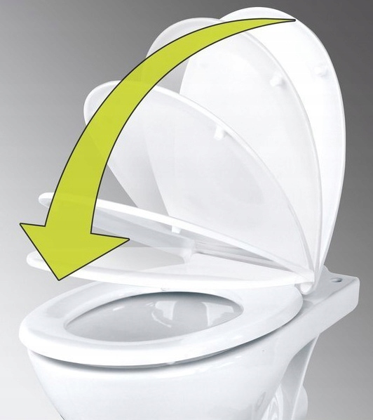 DESKA WC 2w1 WOLNOOPADAJĄCA SEDESOWA + NAKŁADKA