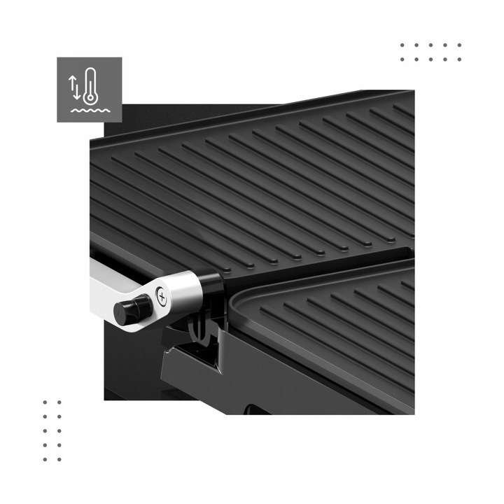 Grill elektryczny VERTENZ opiekacz do kanapek toster stal nierdzewna