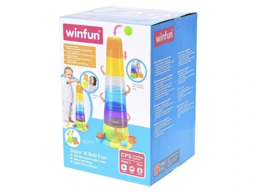 SMILY PLAY Wieża piłeczki piramidka sensoryczna